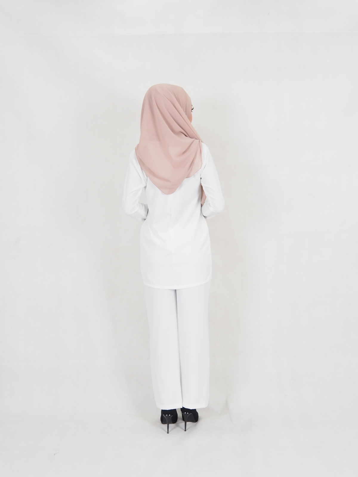 SW5332 CASUAL BLOUSE & PANTS WHITE