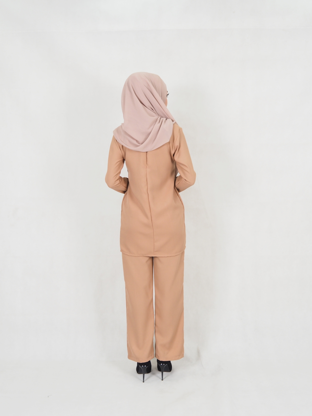 SW5332 CASUAL BLOUSE & PANTS BROWN