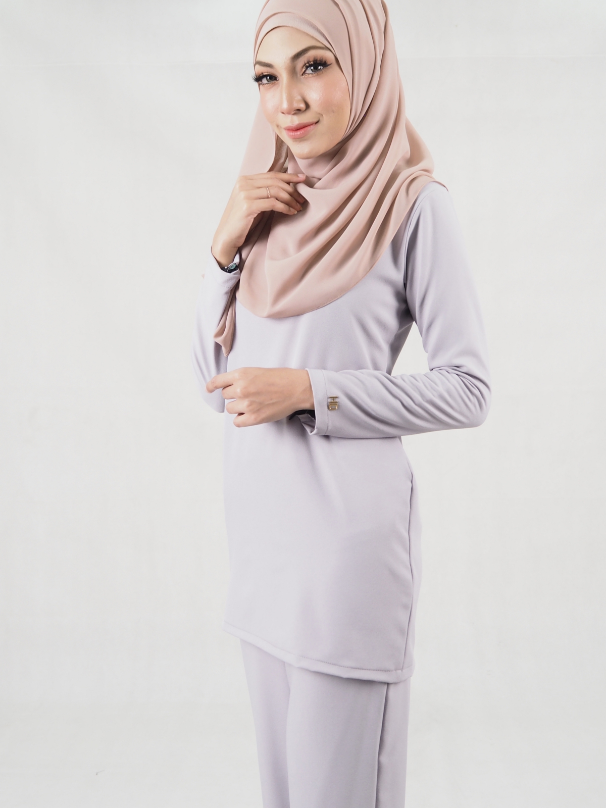 SW5332 CASUAL BLOUSE & PANTS GREY