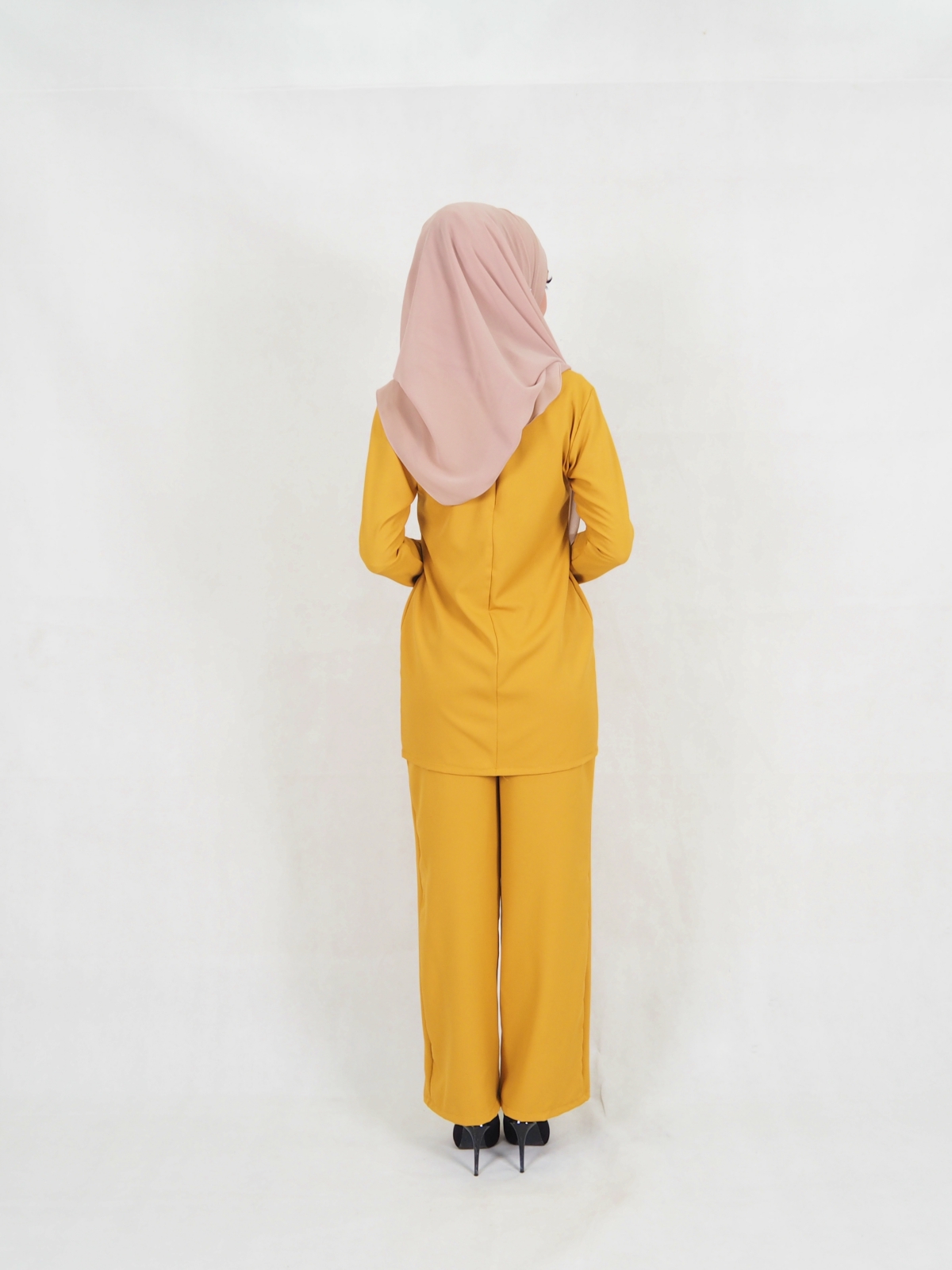 SW5332 CASUAL BLOUSE & PANTS MUSTARD