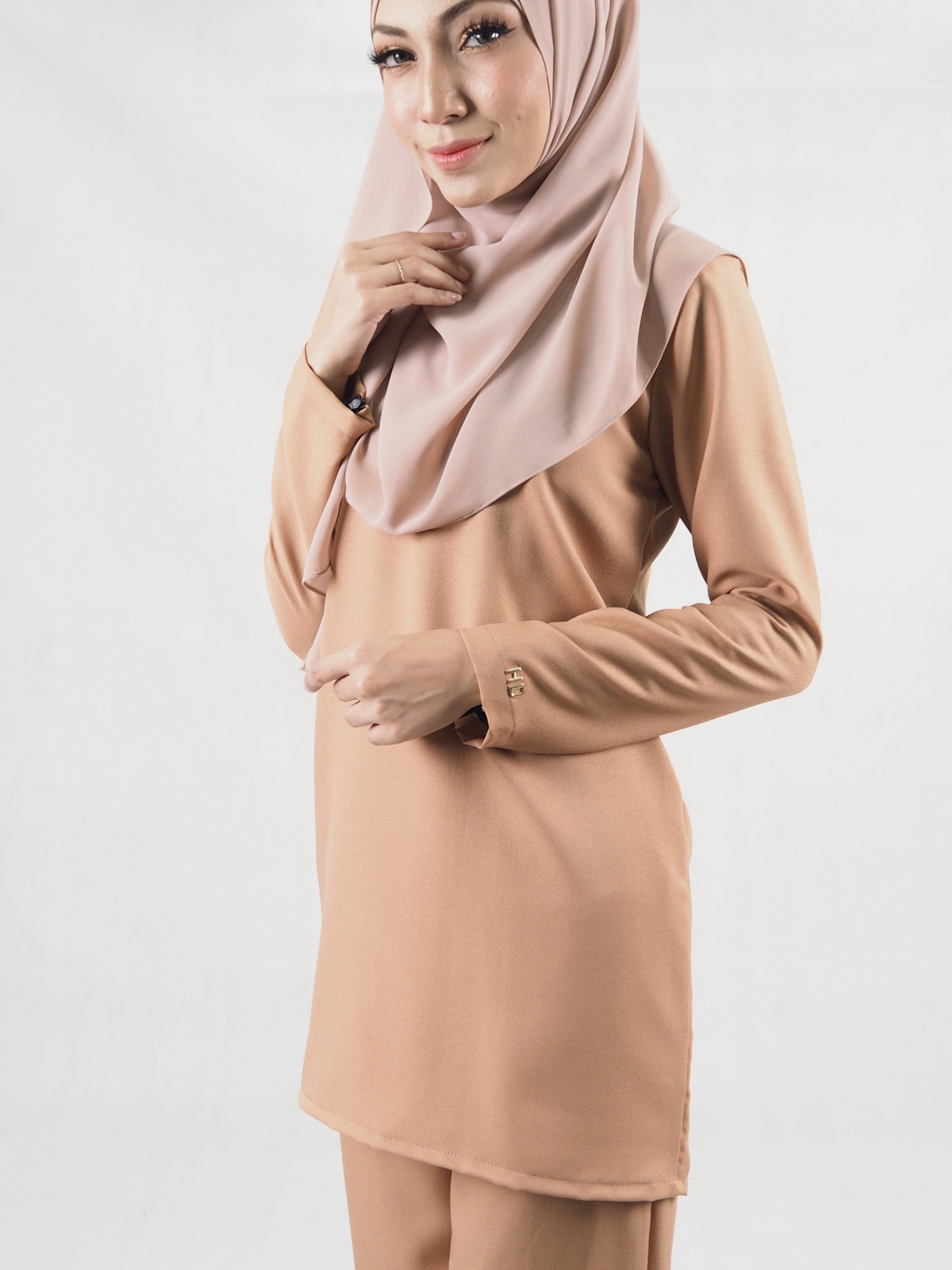SW5332 CASUAL BLOUSE & PANTS BROWN