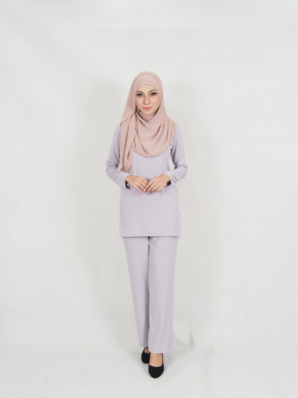 SW5332 CASUAL BLOUSE & PANTS GREY