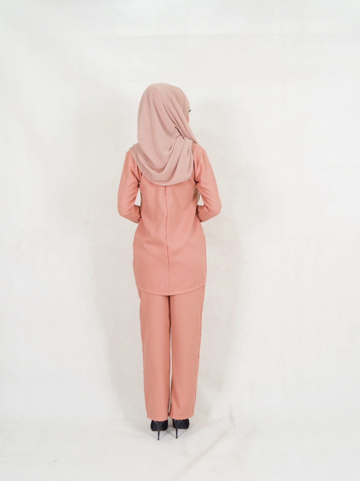 SW5332 CASUAL BLOUSE & PANTS PEACH