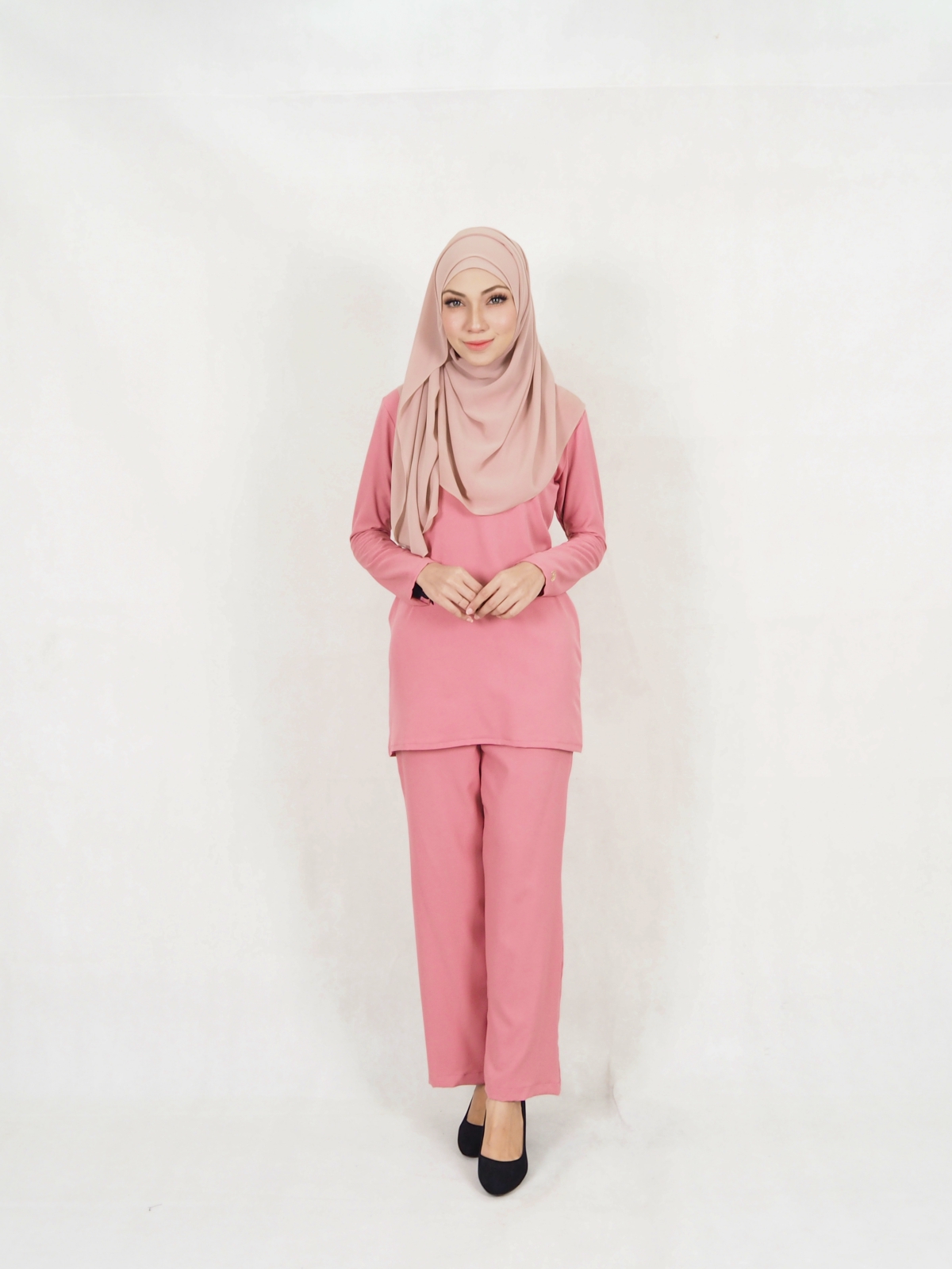 SW5332 CASUAL BLOUSE & PANTS PINK