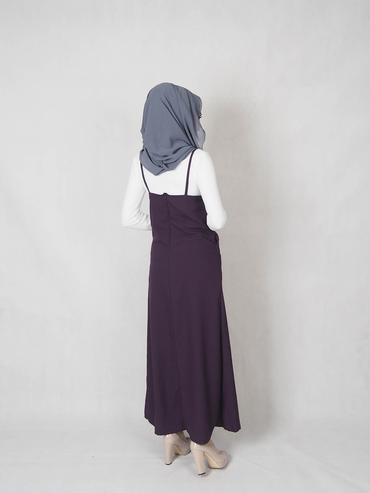 SW5333 WOMEN'S FASHION DRESS PURPLE