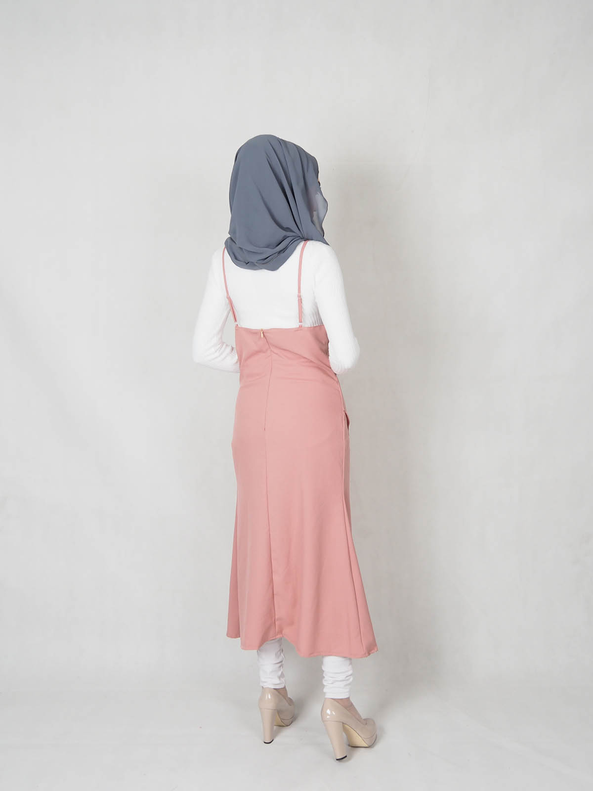 SW5334 LOVELY FLOWER DRESS DUSTY PINK