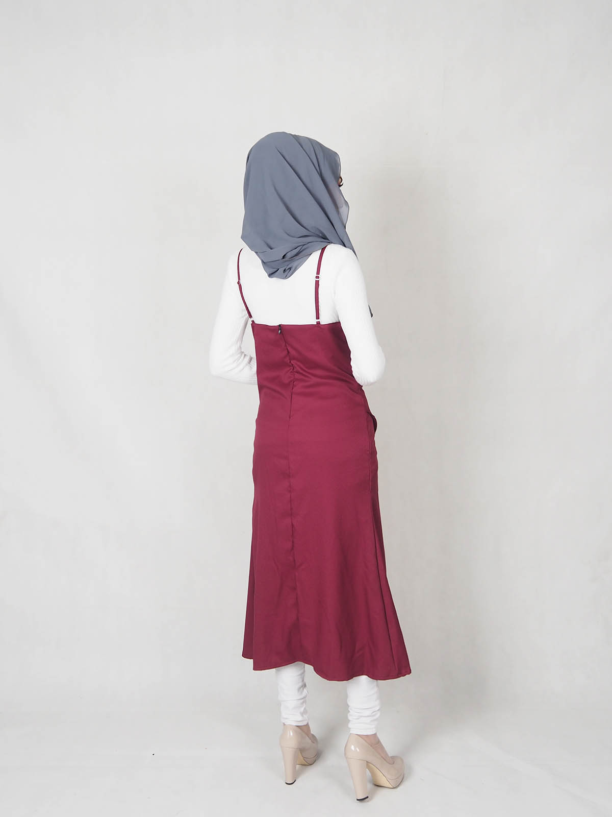 SW5334 LOVELY FLOWER DRESS MAROON