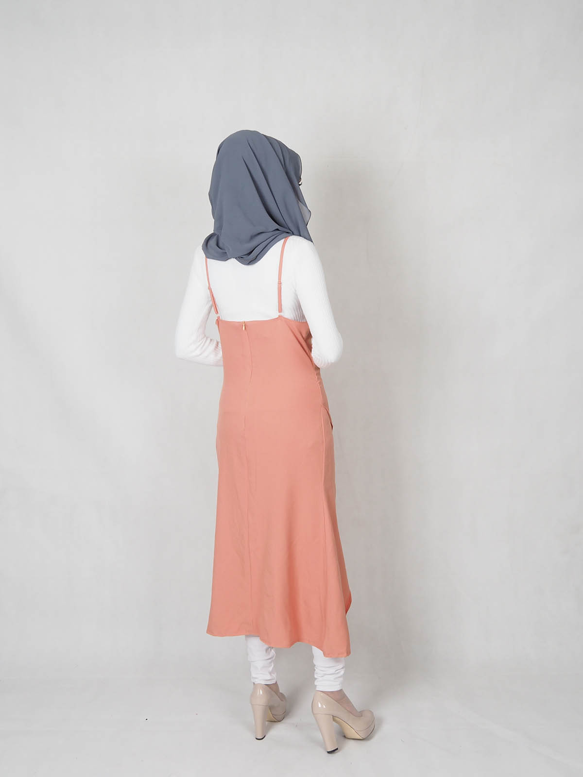 SW5334 LOVELY FLOWER DRESS PEACH