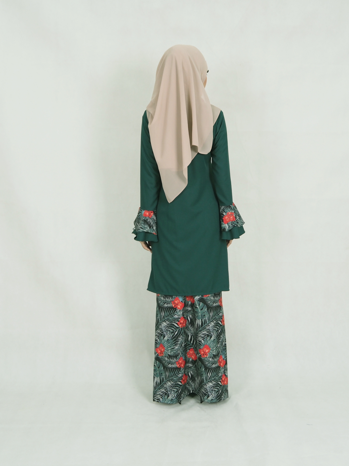 SW5343 FATEMAH BATIK KURUNG GREEN