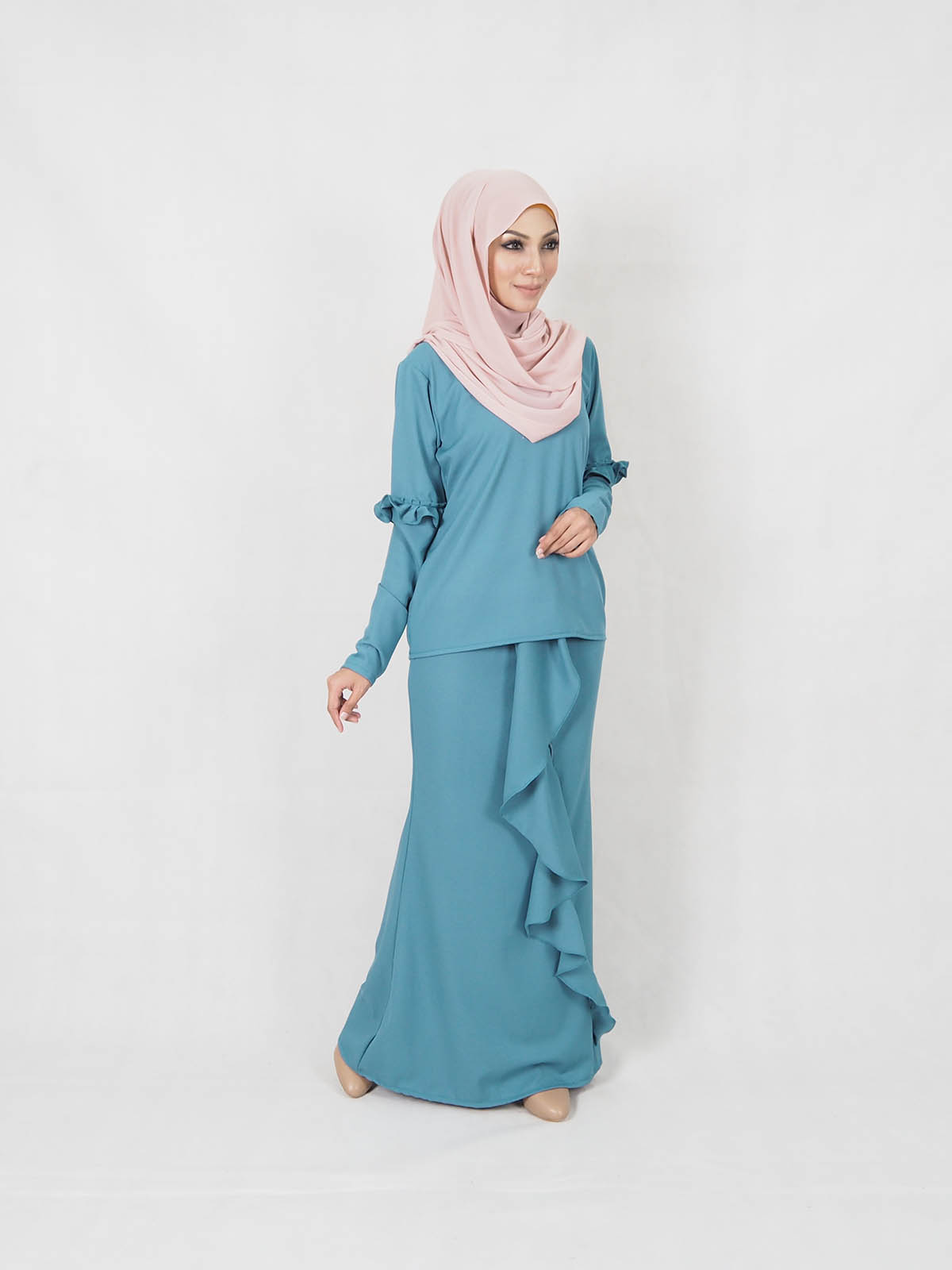 SW5347 MODERN STYLISH KURUNG GREEN