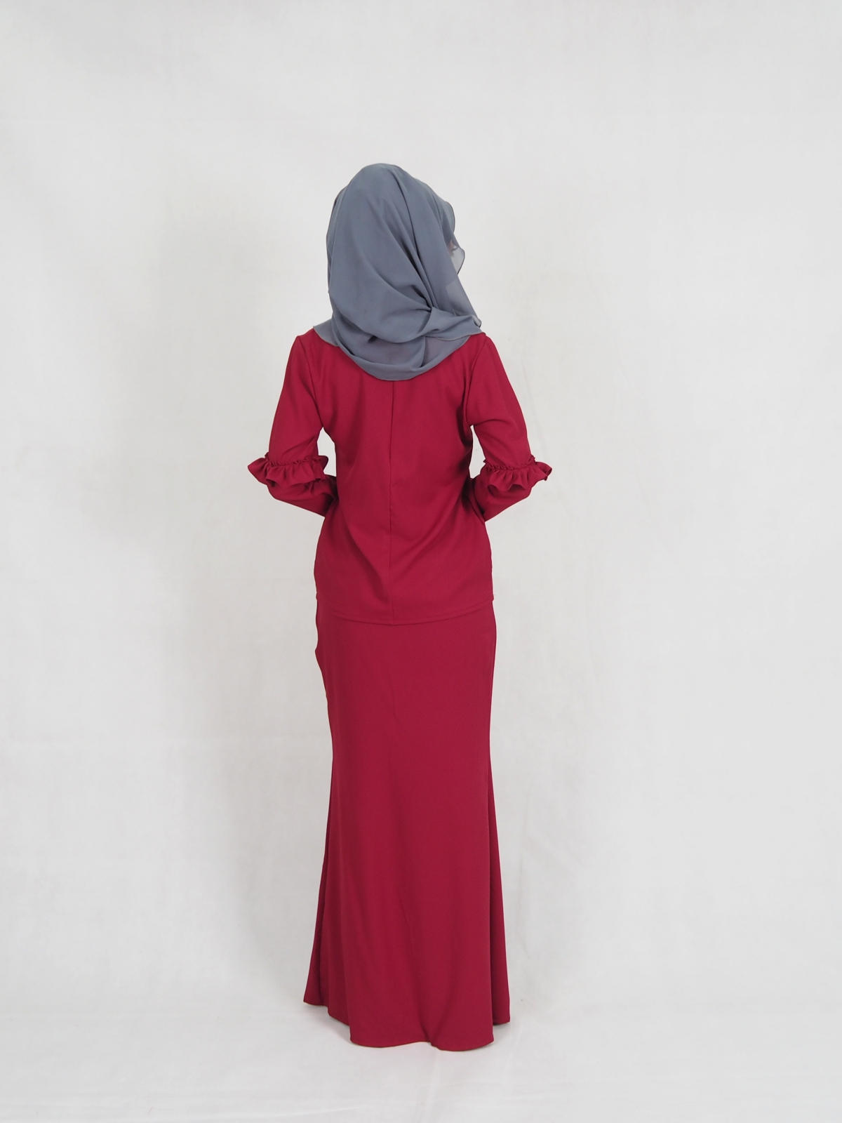 SW5347 MODERN STYLISH KURUNG MAROON
