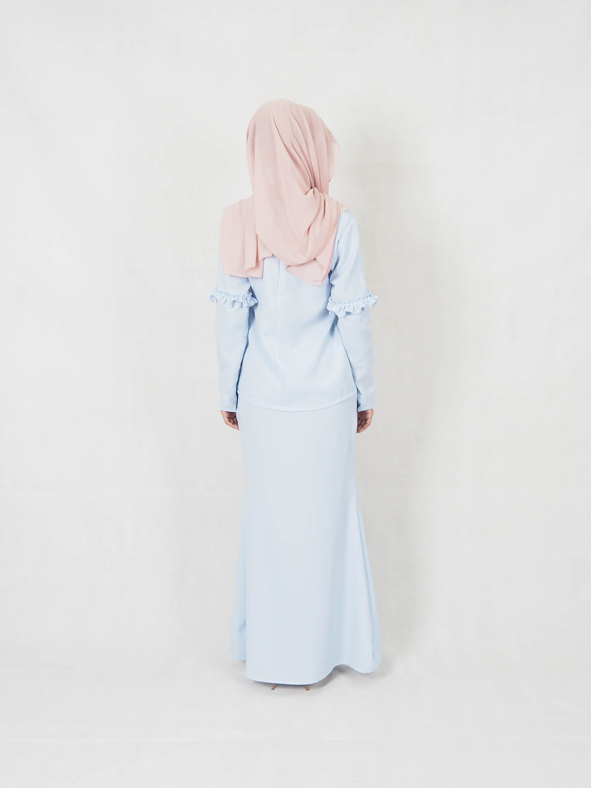 SW5347 MODERN STYLISH KURUNG LIGHT BLUE