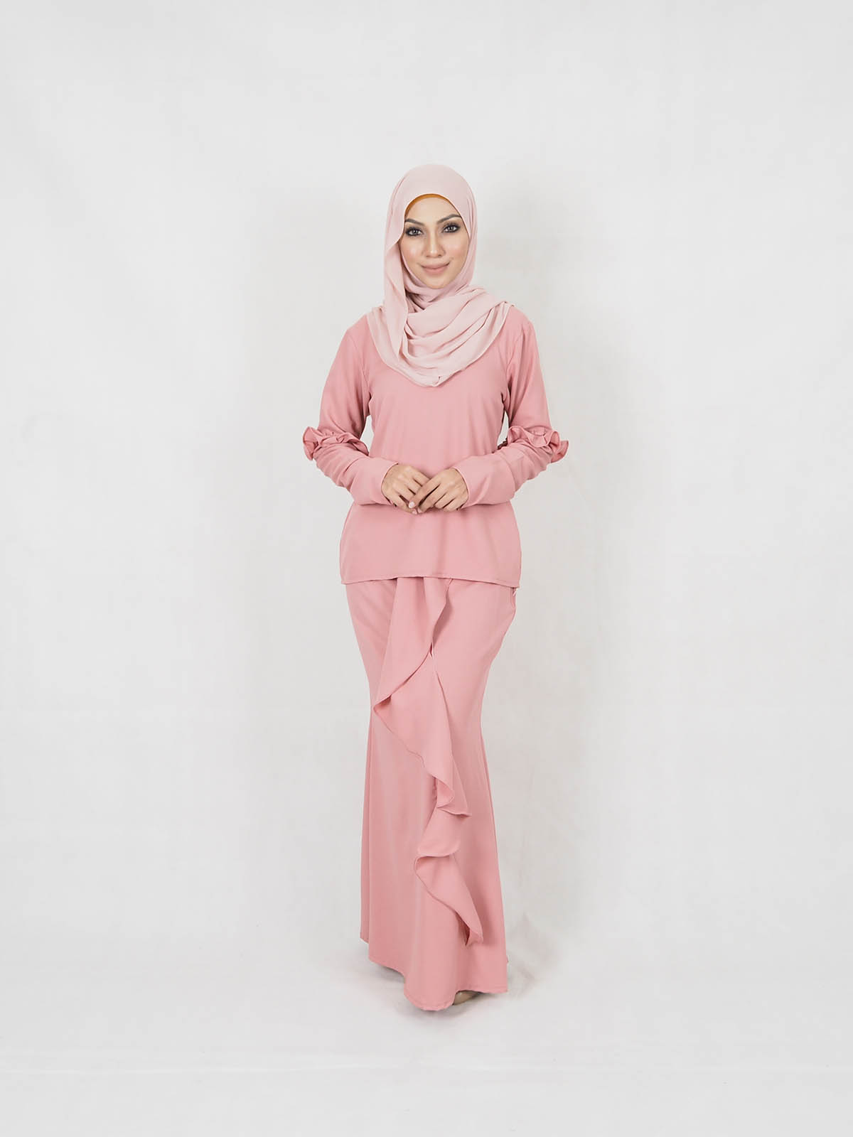 SW5347 MODERN STYLISH KURUNG PINK