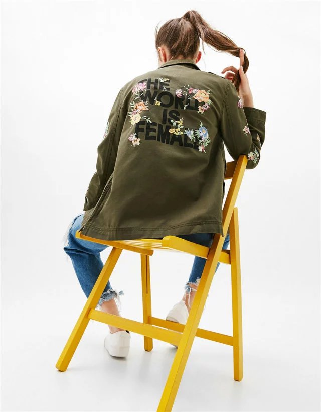 BM71273 STYLISH JACKET ARMY GREEN