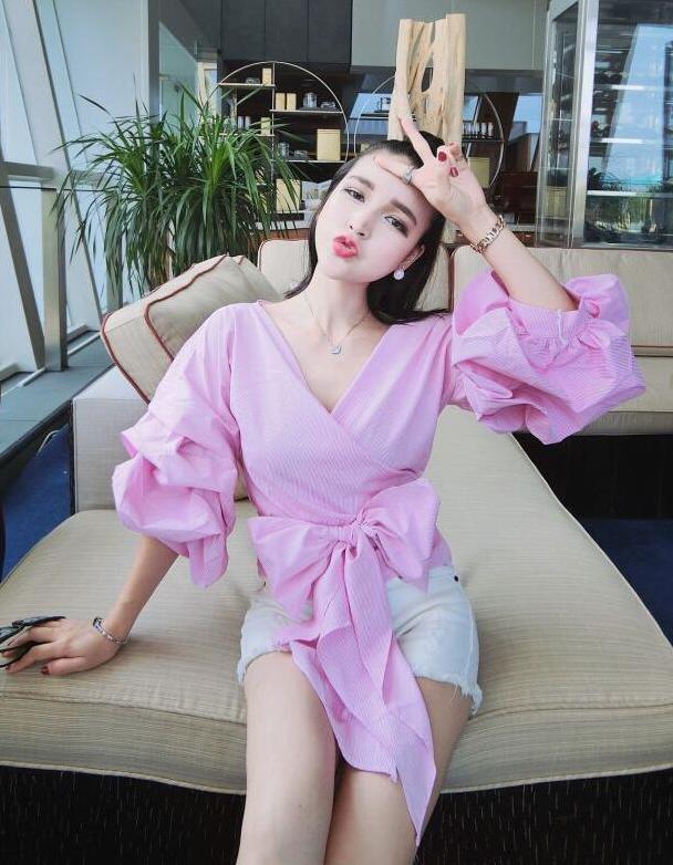 BM71276 SEXY KOREAN TOP AS PICTURE