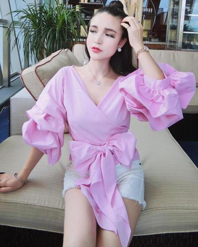BM71276 SEXY KOREAN TOP AS PICTURE