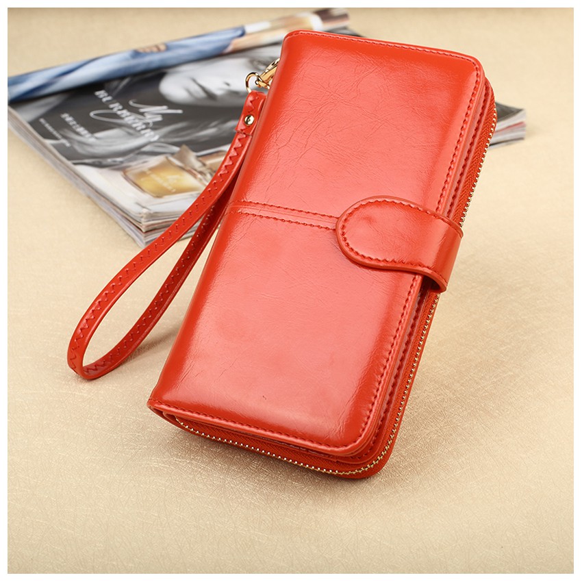 KW80746 PREMIUM TRENDY WOMEN'S PURSE ORANGE