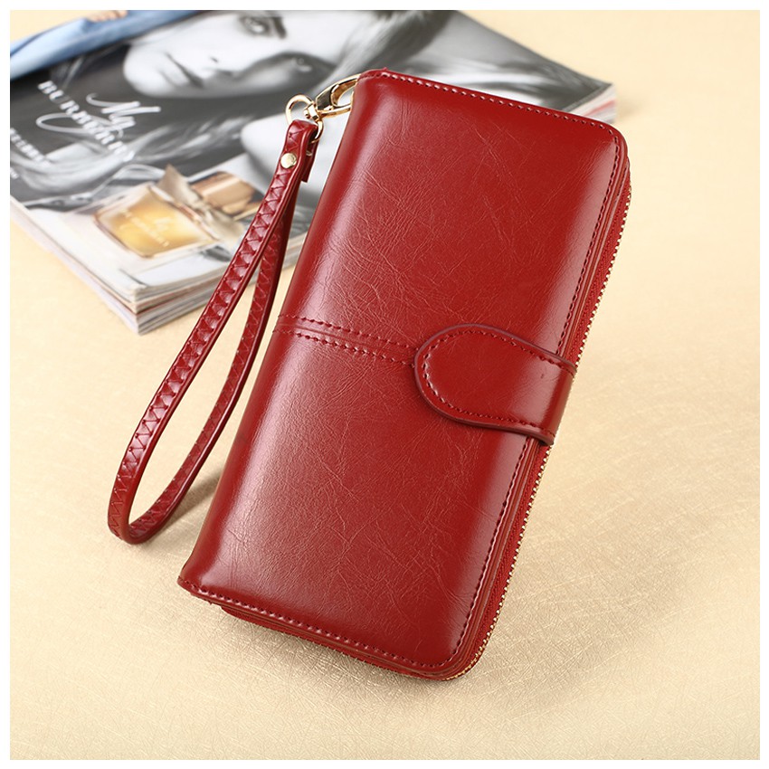 KW80746 PREMIUM TRENDY WOMEN'S PURSE WINE RED