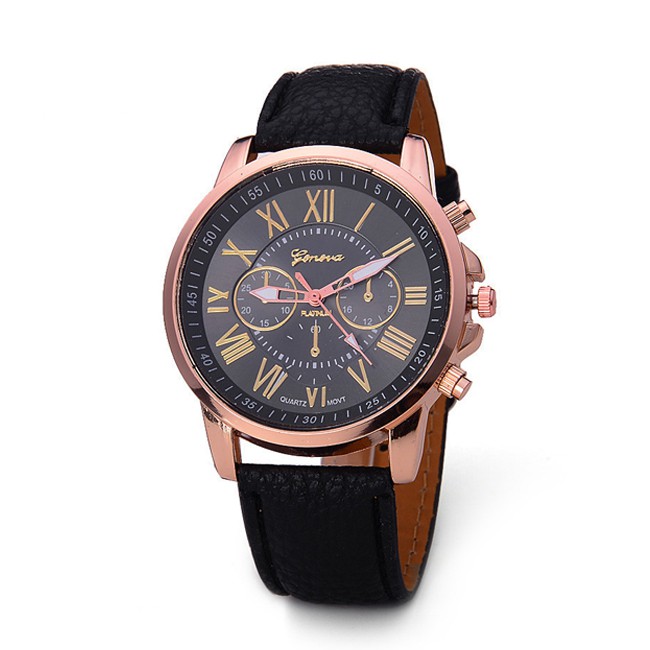 KW80754 Leather Watches Black