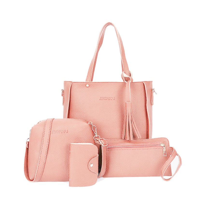 KW80755 4 In 1 Women's Bag Pink