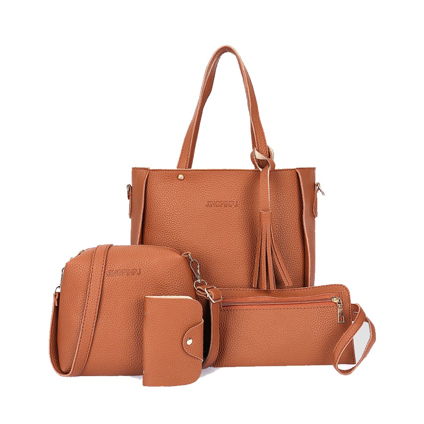 KW80755 4 In 1 Women's Bag Brown