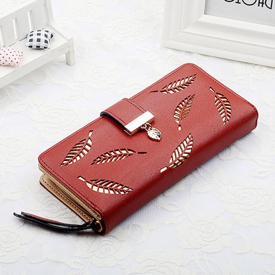 KW80775 Women's Long Purse Wine Red