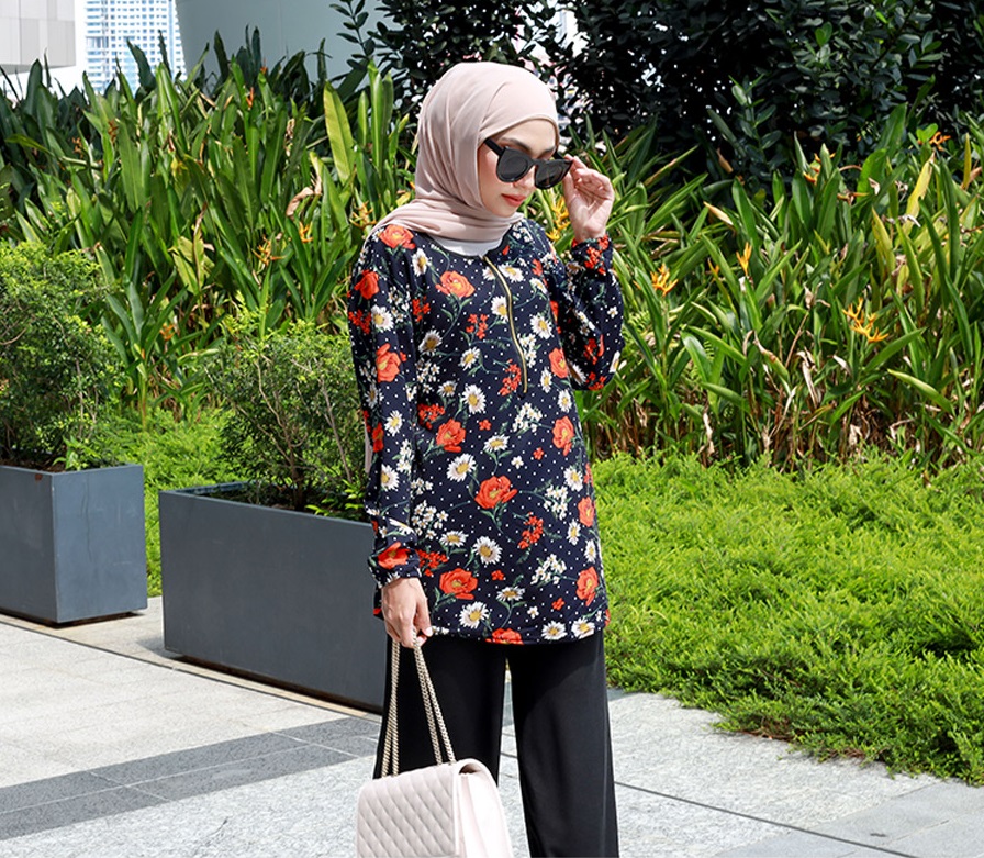 QA-782 PRINTED WOMEN'S TOP 02