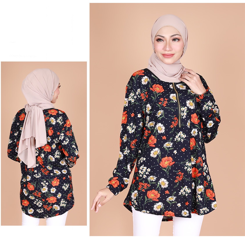 QA-782 PRINTED WOMEN'S TOP 02