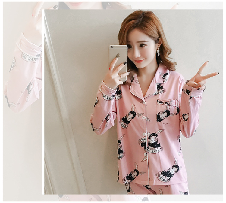 QA-785 AUTUMN ICE SILK SET PYJAMAS 10