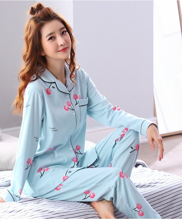 QA-785 AUTUMN ICE SILK SET PYJAMAS 14