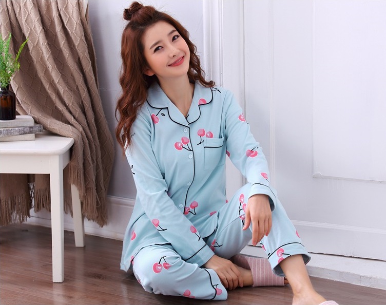 QA-785 AUTUMN ICE SILK SET PYJAMAS 14