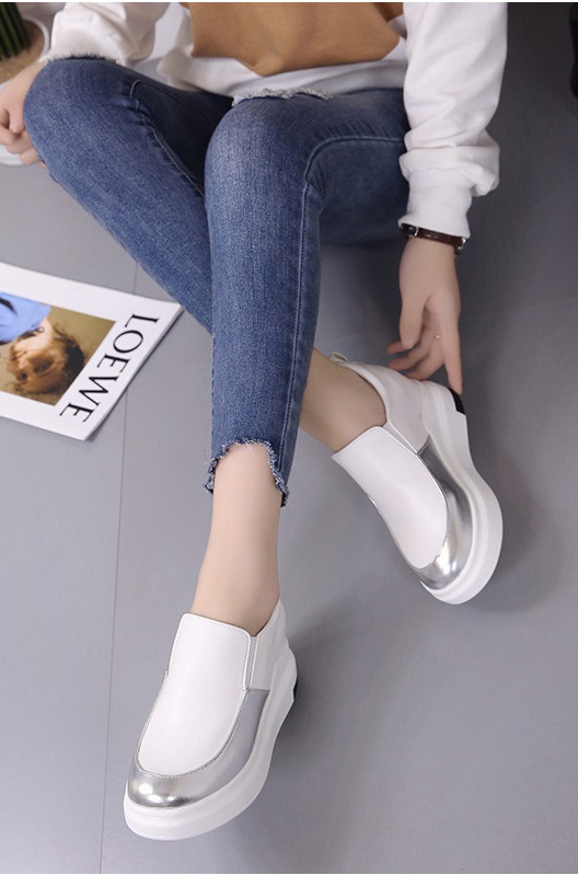 QA-793 KOREAN PEDAL SNEAKERS WHITE