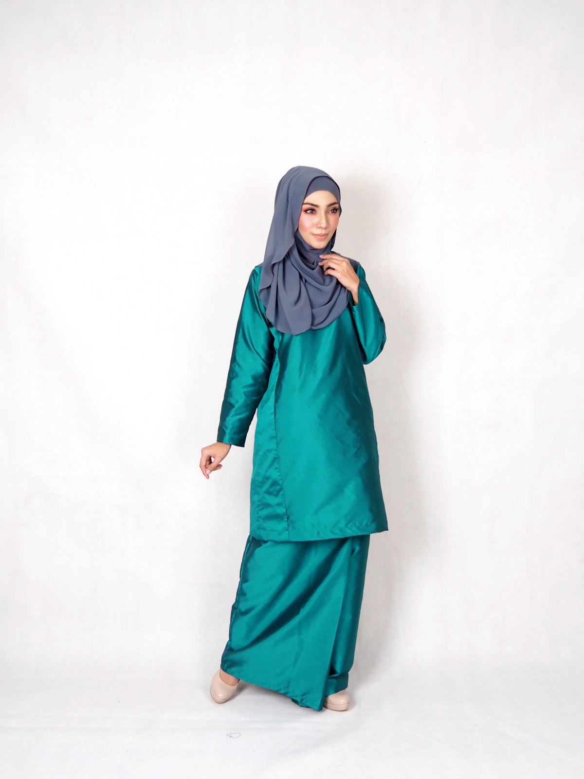 SW5348 BAJU KURUNG PAHANG GREEN