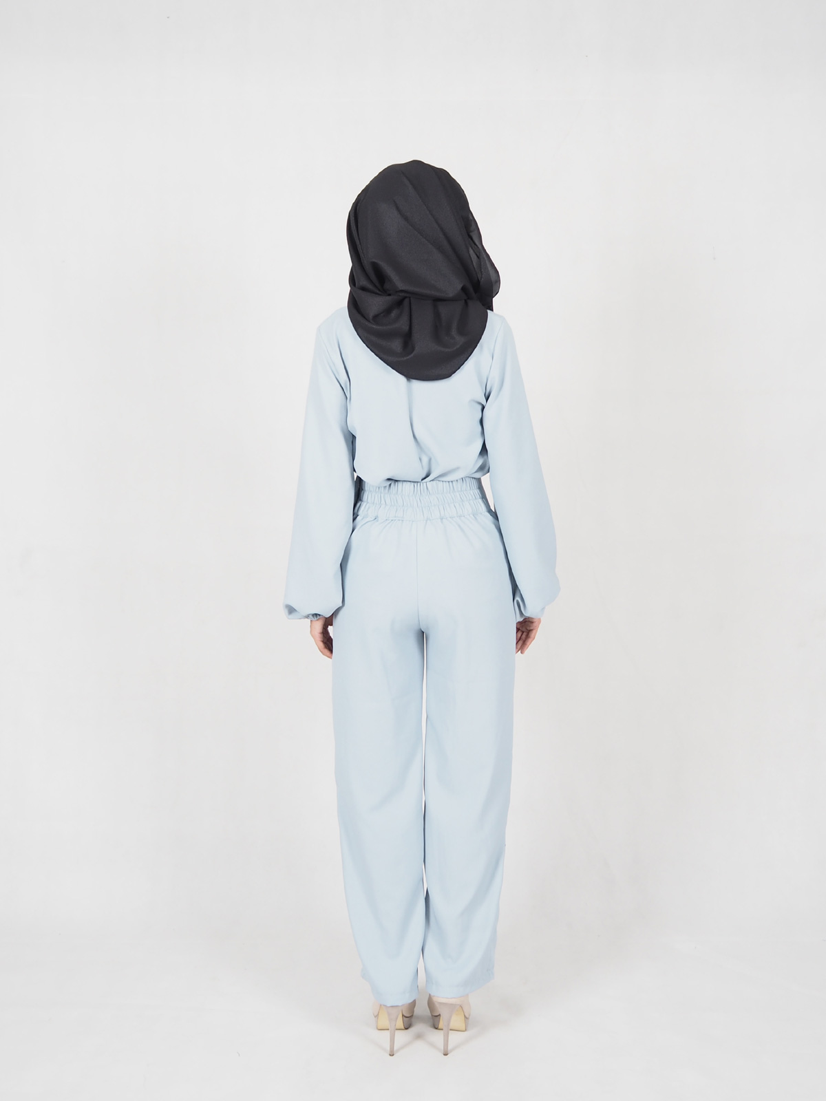 SW5355  PLUS SIZE BREASTFEEDING SET WEAR LIGHT BLUE
