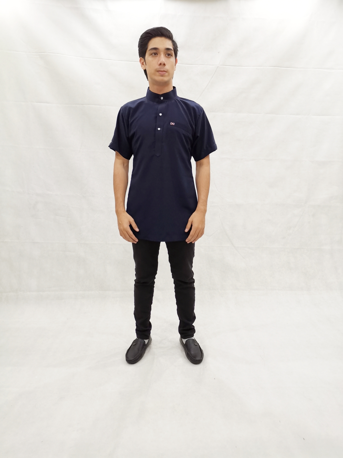 SW5350 MENS KURTA NAVY BLUE