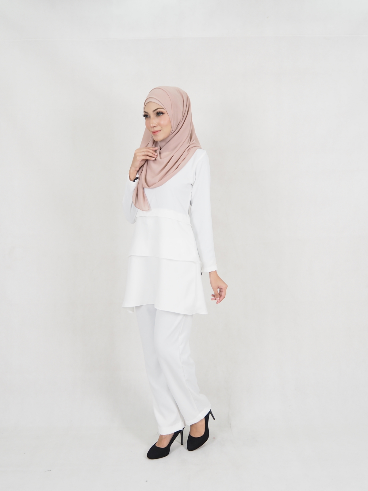 SW5353 PLUS SIZE SET WEAR WHITE