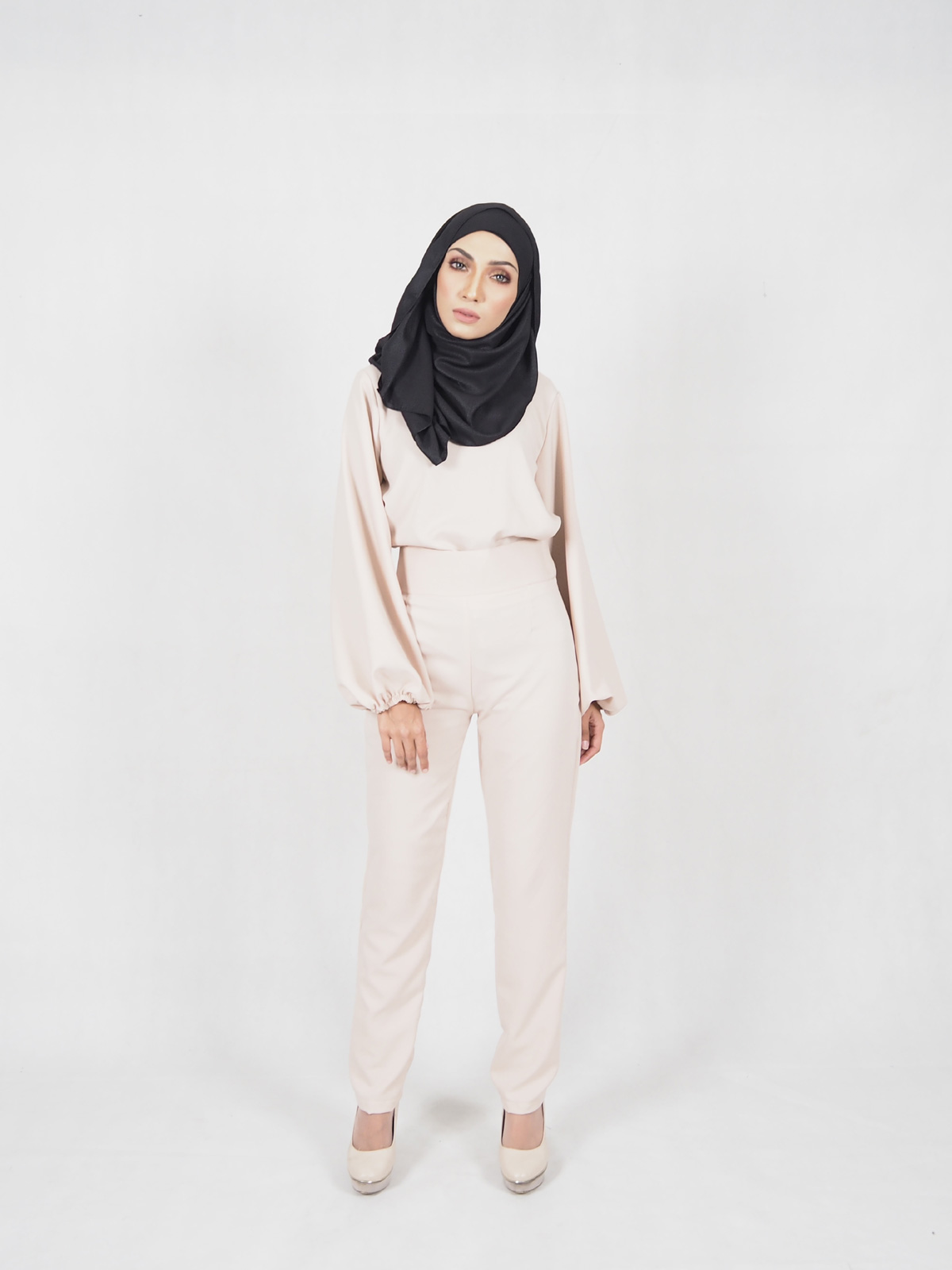 SW5355  PLUS SIZE BREASTFEEDING SET WEAR CREAM