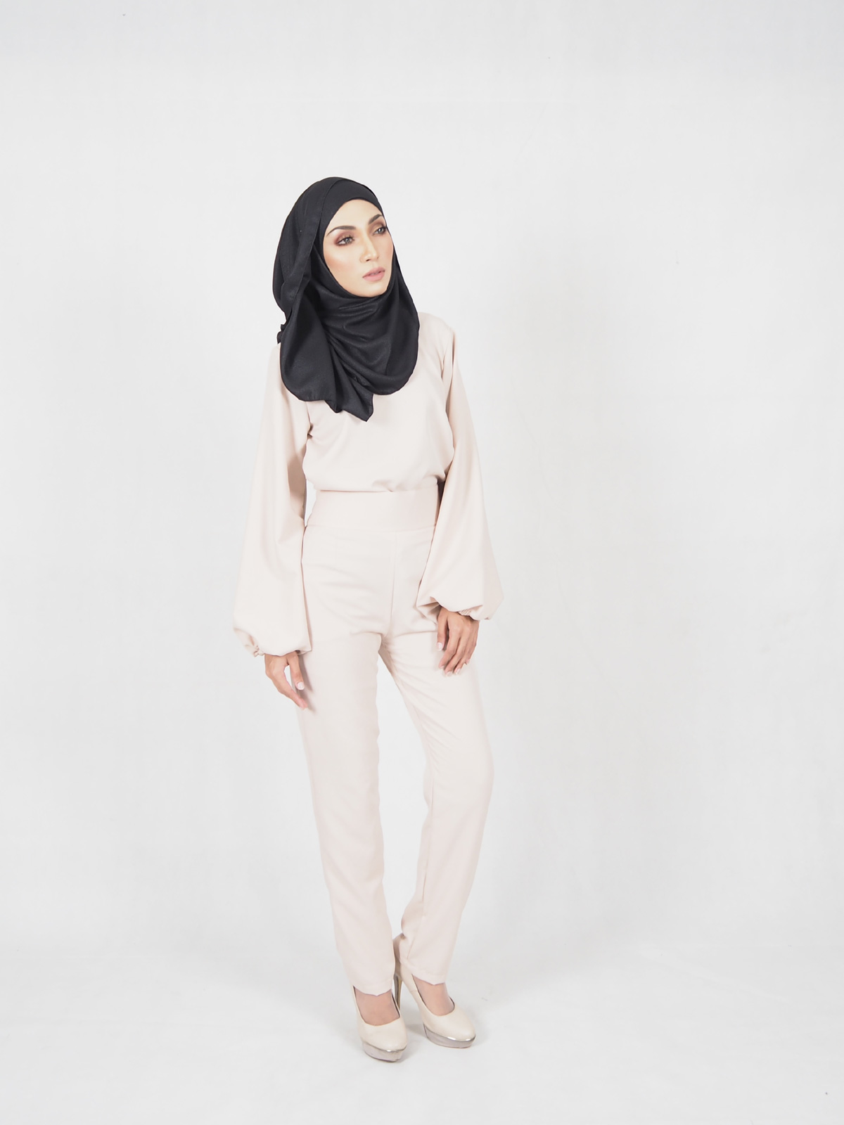 SW5355  PLUS SIZE BREASTFEEDING SET WEAR CREAM