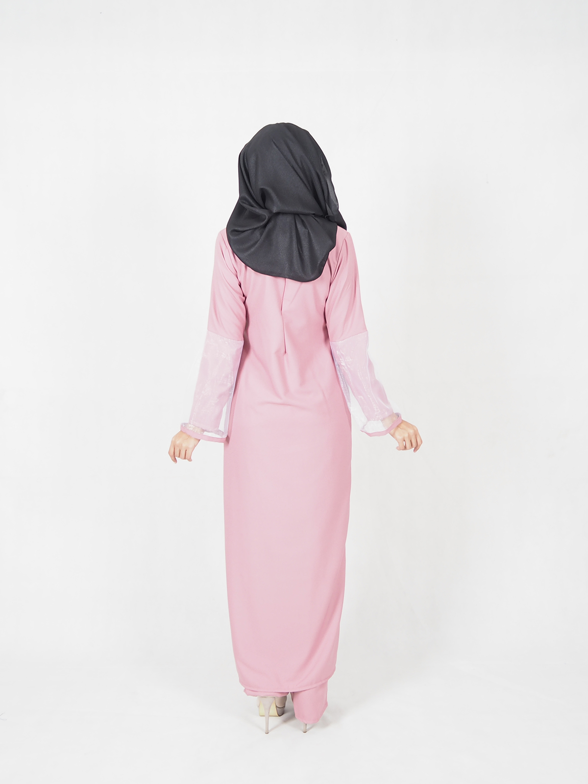 SW5356 PLUS SIZE BREASTFEEDING BLOUSE & PANTS PINK