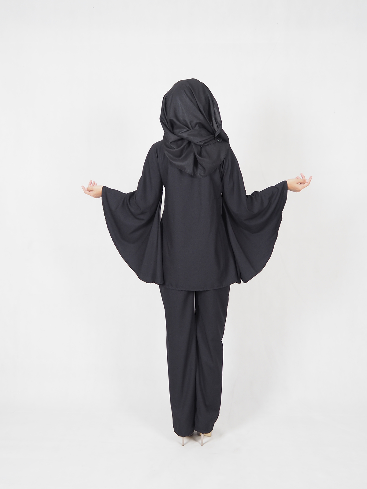 SW5357 PLUS SIZE BREASTFEEDING SET WEAR BLACK