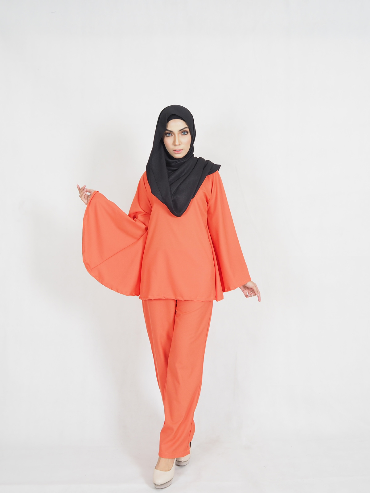 SW5357 PLUS SIZE BREASTFEEDING SET WEAR ORANGE