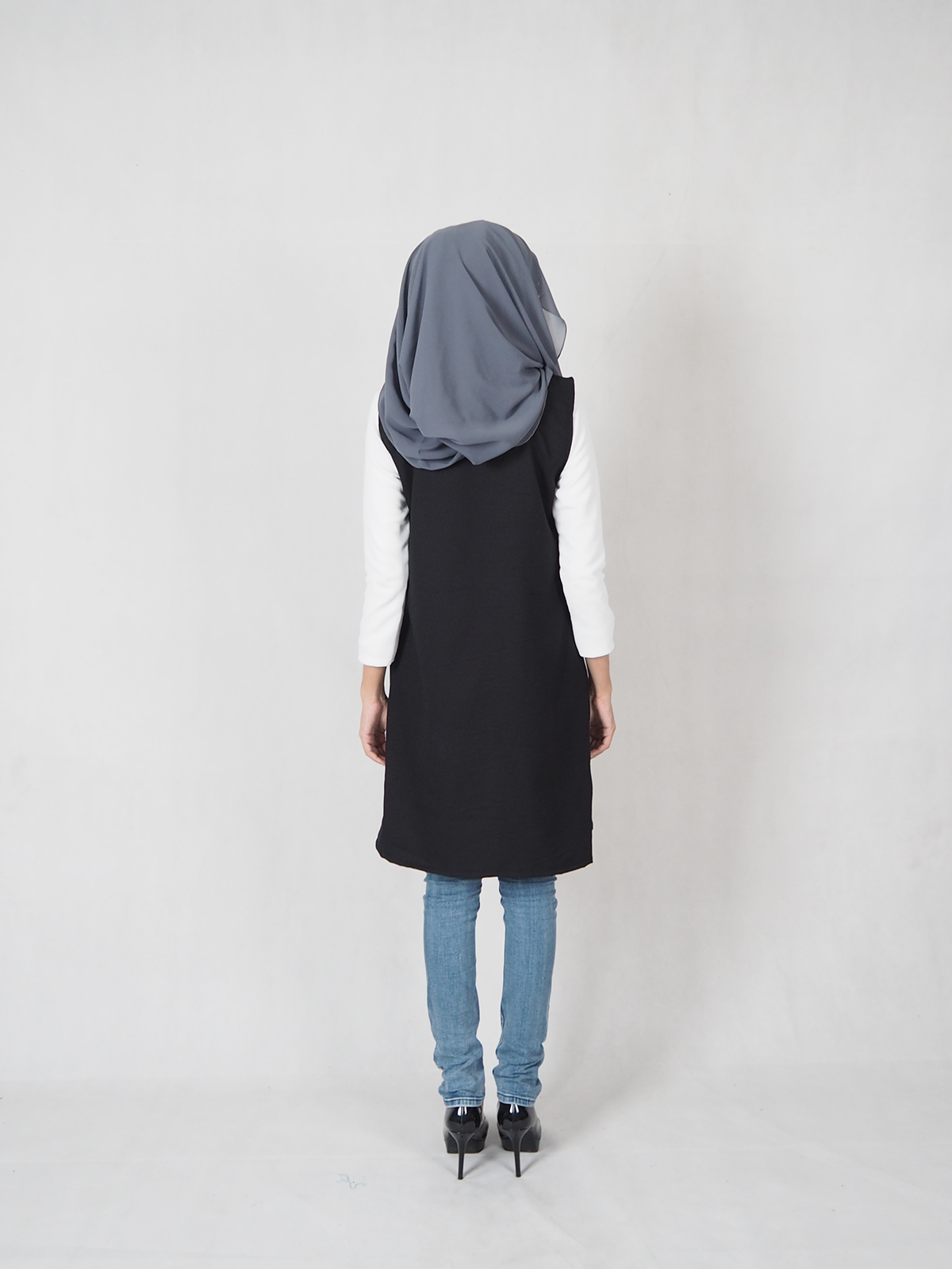 SW5365 Jesica Stylish Jacket Black