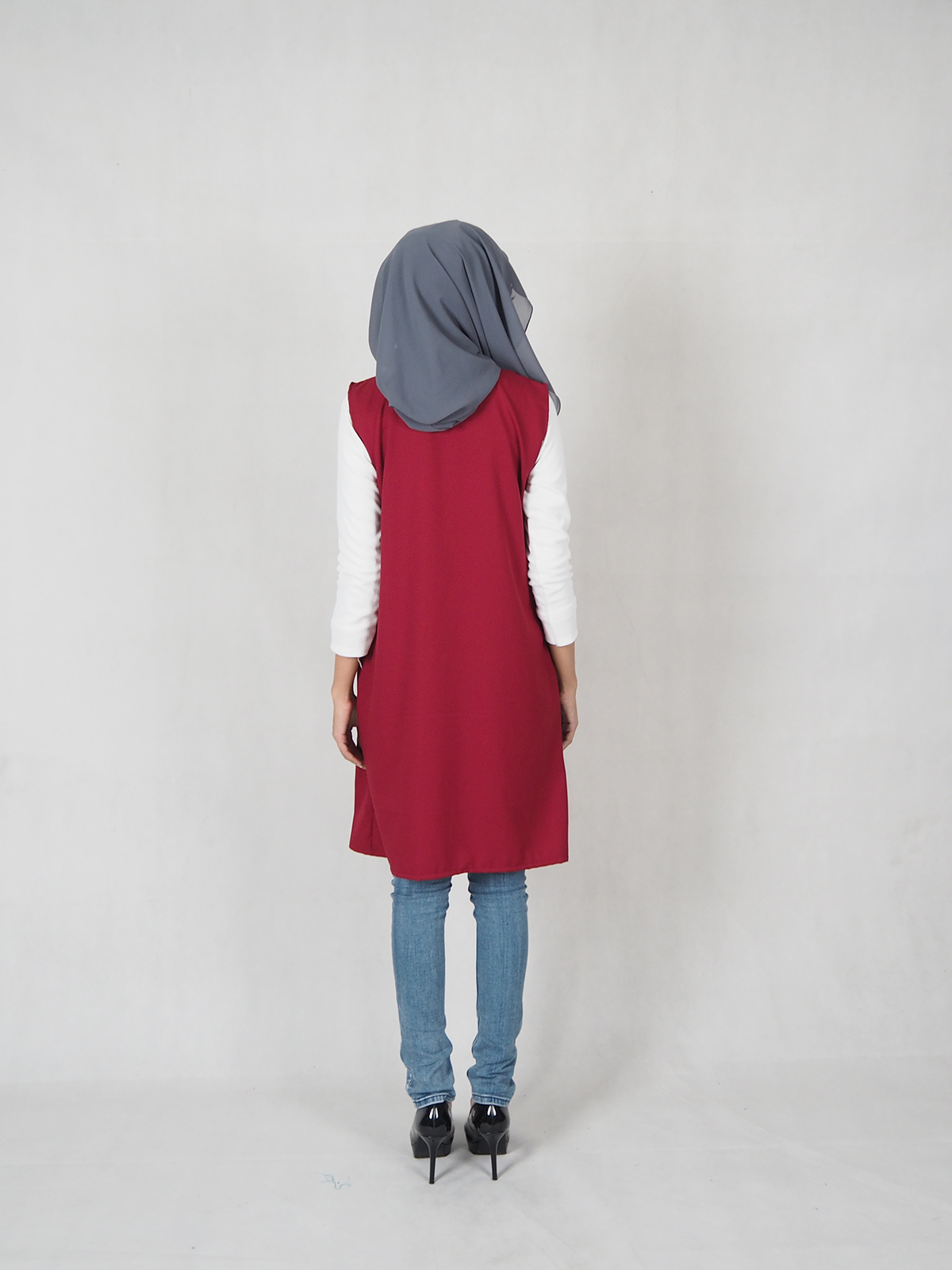 SW5365 Jesica Stylish Jacket Maroon