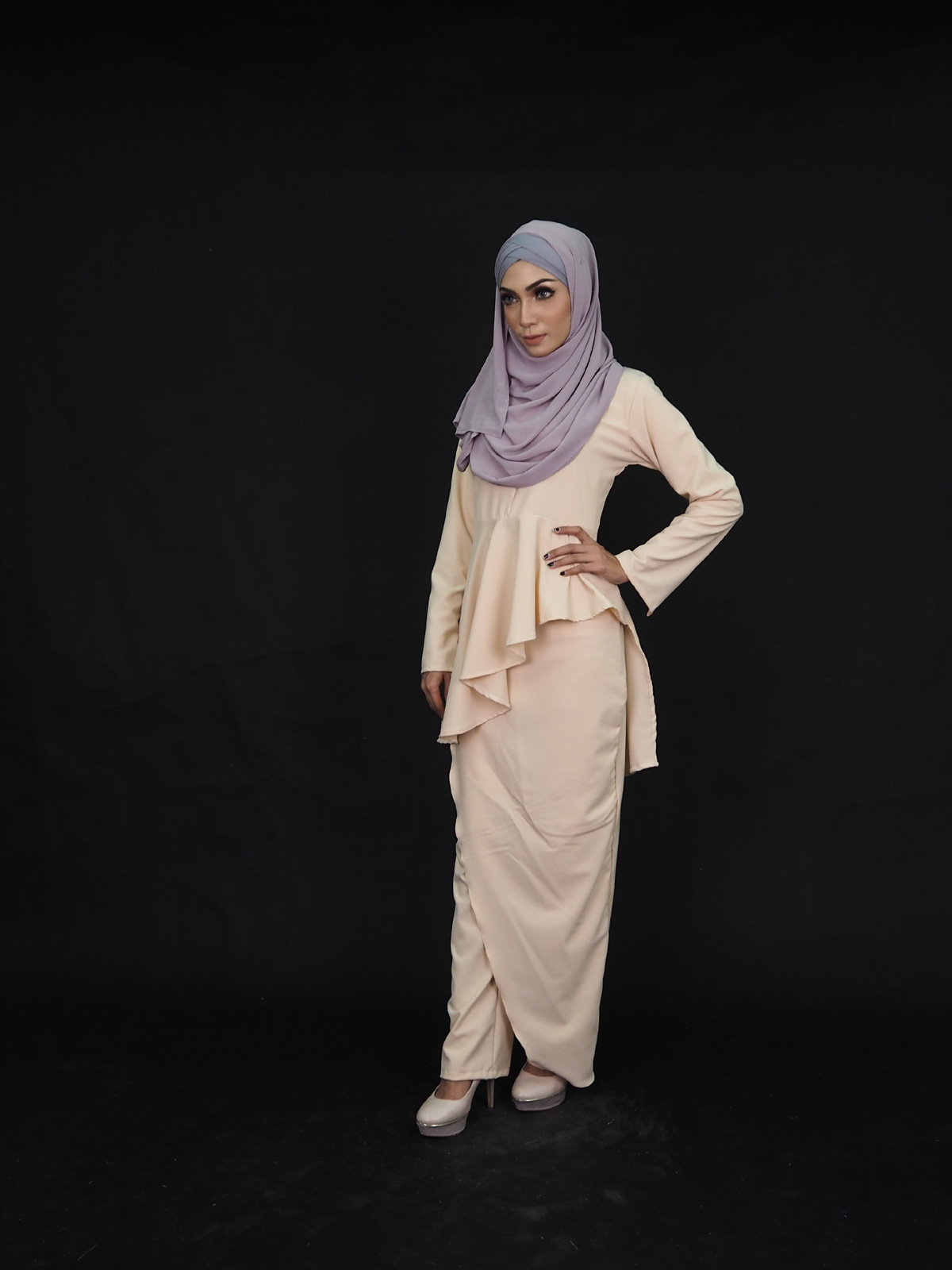 SW5369 PLUS SIZE BREASTFEEDING SET WEAR CREAM