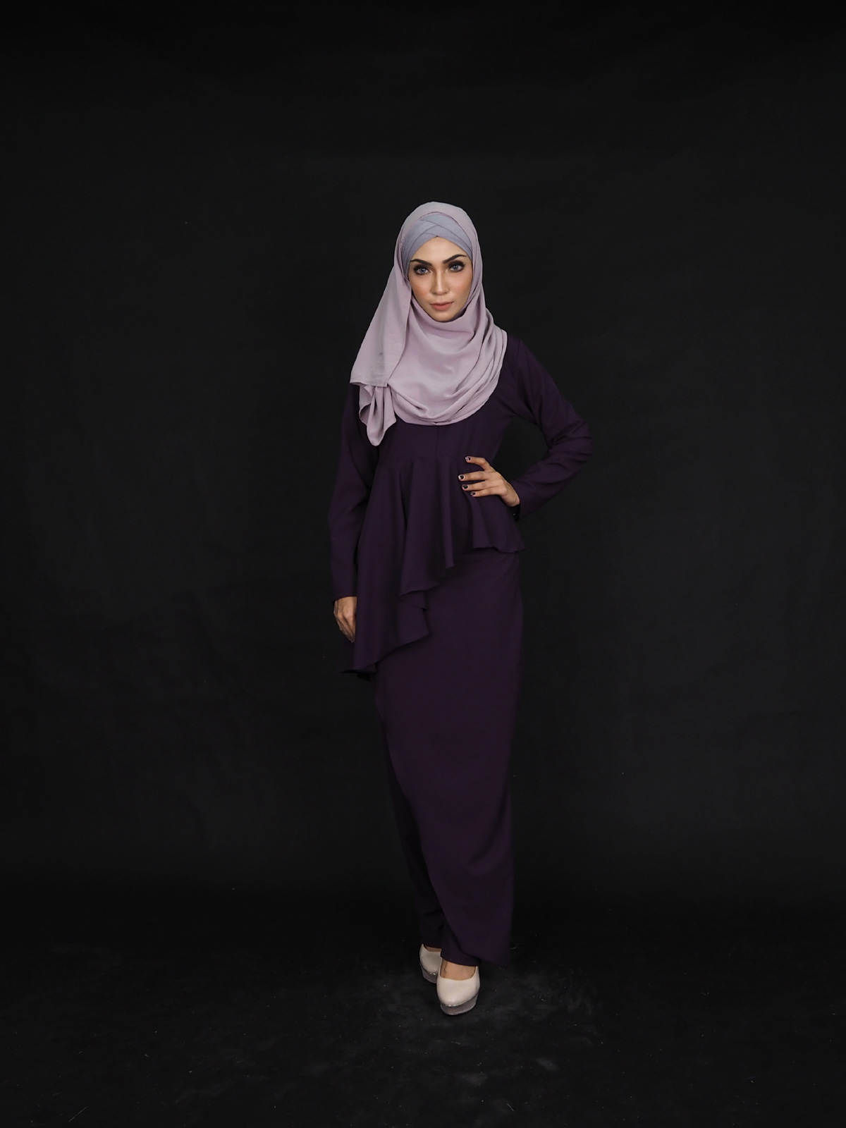 SW5369 PLUS SIZE BREASTFEEDING SET WEAR PURPLE