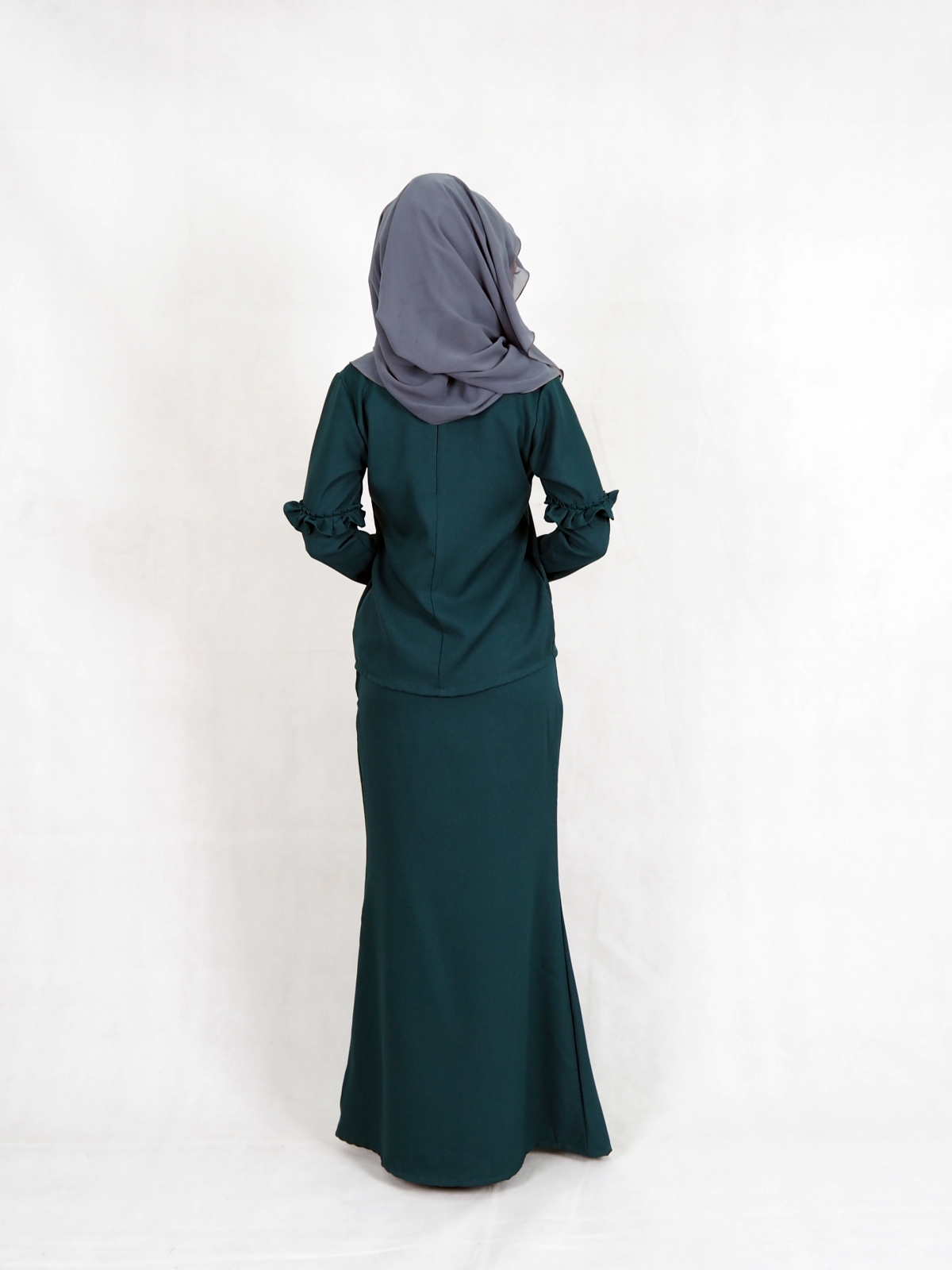 SW5383 MODERN MATERNITY MUSLIMAH BAJU KURUNG EMERALD GREEN