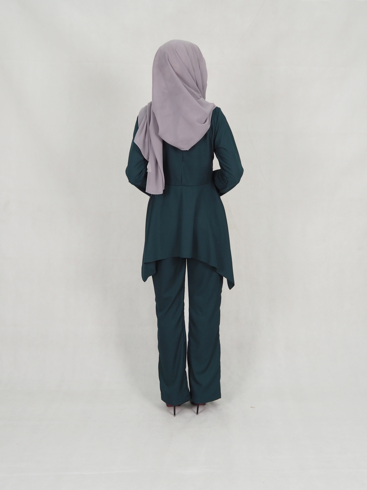SW5389 (BREASTFEEDING) BLOUSE & PALAZZO PANTS  EMERALD GREEN