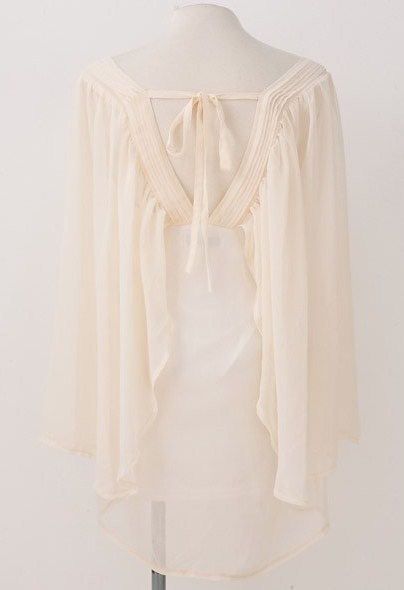 BM71305 Drape Sleeve Top As Picture