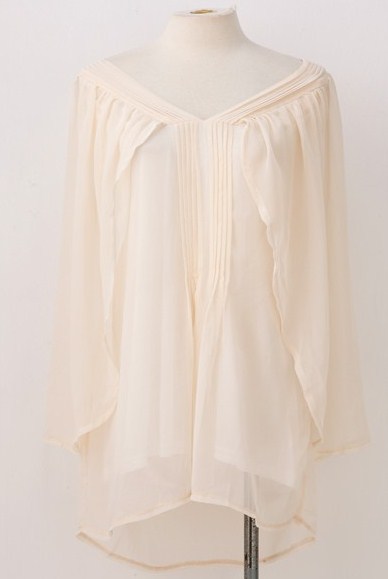 BM71305 Drape Sleeve Top As Picture