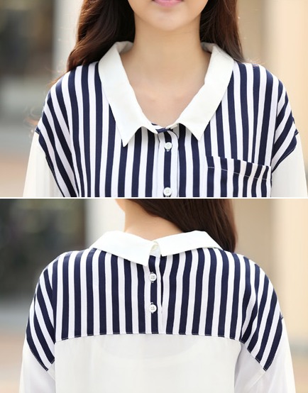 BM71318 Striped Shirt As Picture
